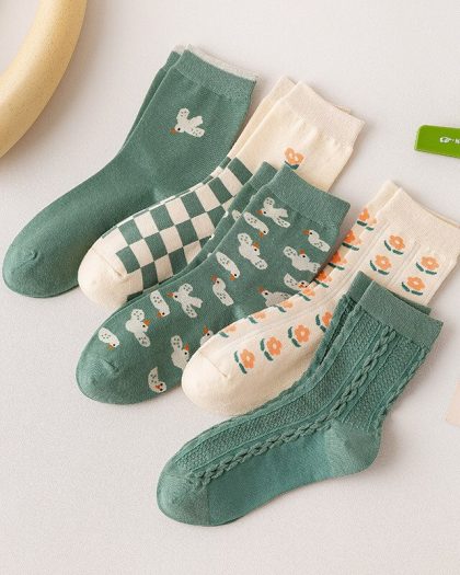 Fashion New Green Color Socks