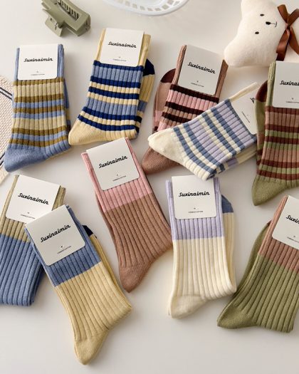 High Quality Cotton Knitting Women Socks
