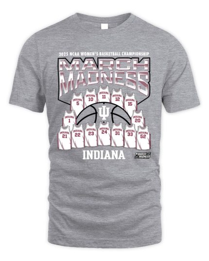 Official Indiana Women's Basketball Jersey Madness 2025 Hoodie