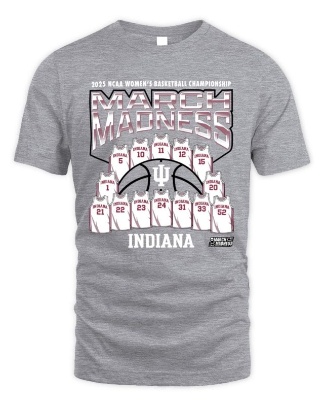 Official Indiana Women's Basketball Jersey Madness 2025 Hoodie